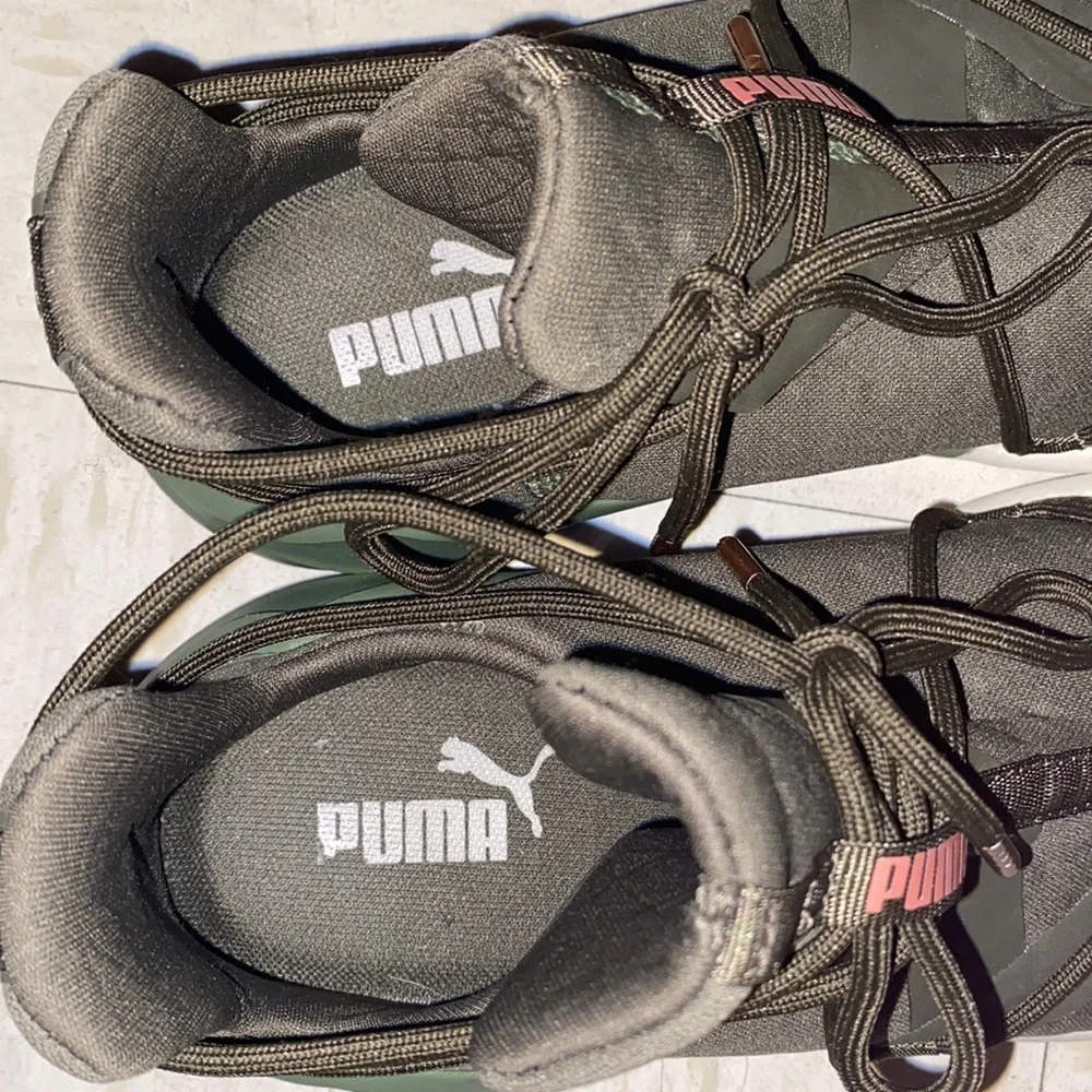 Puma: Army Green Puma Fierce VR Ropes Women Training Sneakers Size 6 Women - Picture 7 of 7